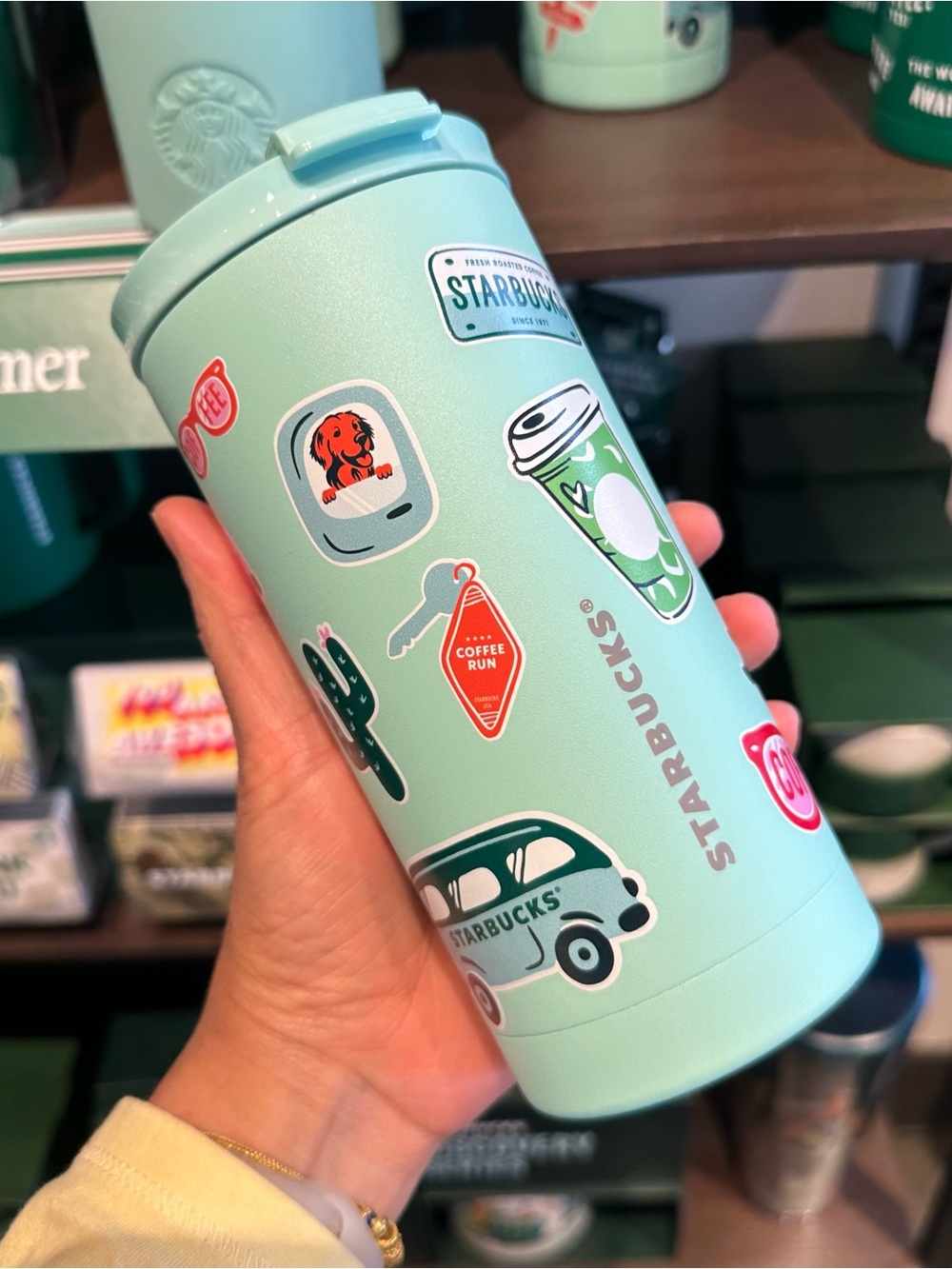 Starbucks 2026 Road Trip Collection Stainless Steel Sticker Tumbler 16 oz